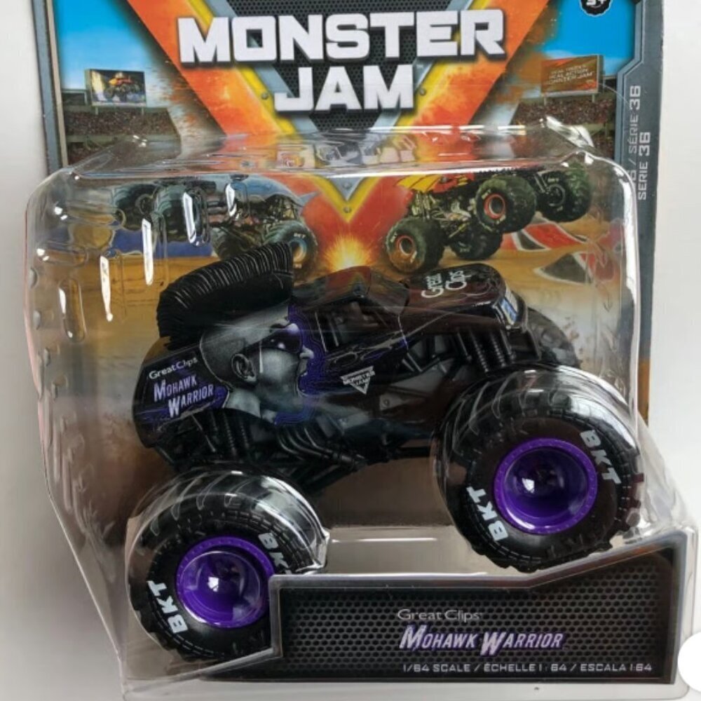 Monster Jam Monster Trucks: Great Clips Mohawk Warrior - Series 36 - BRAND NEW!